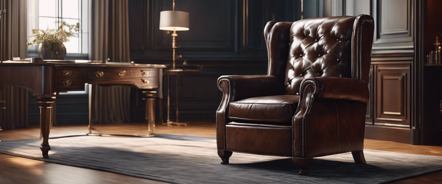 Leather High Back Chairs