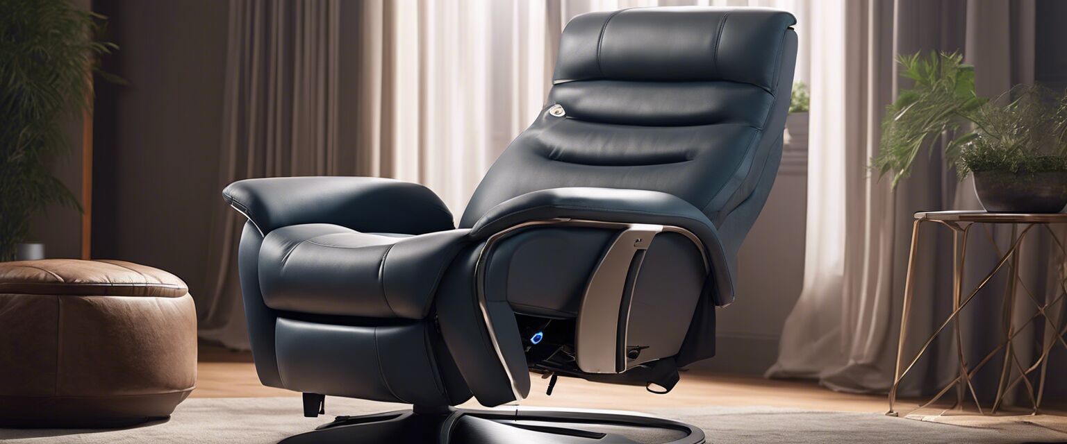 High back recliner chair features